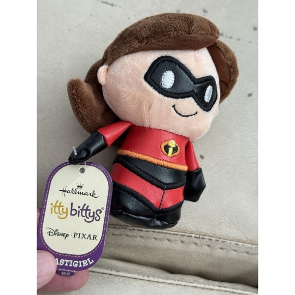 Elastigirl Disney Pixar Plush Hallmark Itty Bitty Incredibles Toy‎ Super Mom New - Picture 1 of 4